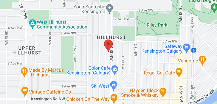 map of #408 429 14 ST NW